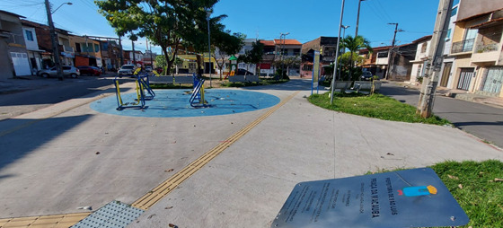 Na última casa da praça, no canto da subida à Belira, estava afixada a inscrição com o nome do reverenciado – Arquivo: Herbert de Jesus Santos