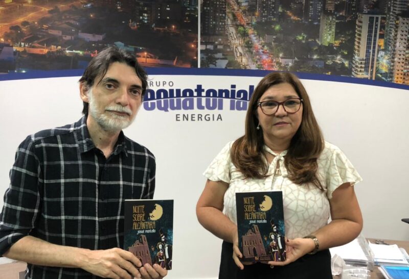 O escritor Wilson Marques (Casa do Autor Maranhense) e Joseane Souza (Casa de Cultura Josué Montello) convidam para o lançamento da 3ª edição de Noite sobre Alcântara - Foto: Danielle Vieira