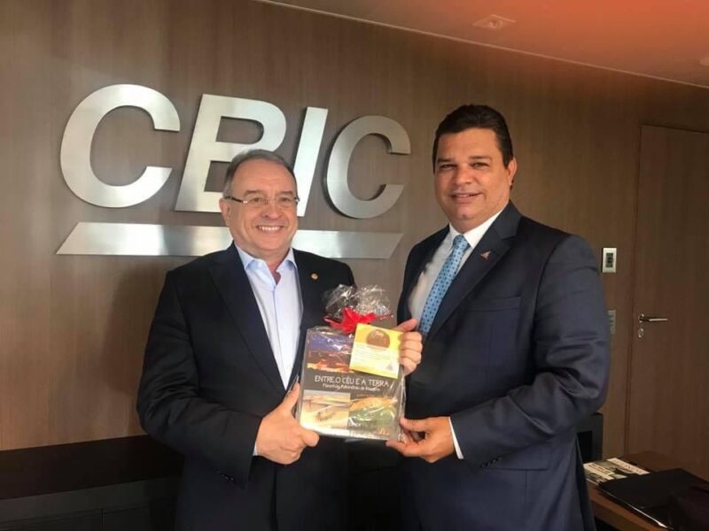 Presidente da CBIC - José Carlos Martins e Presidente do Sinduscon MA - Fábio Nahuz - Foto: Divulgação