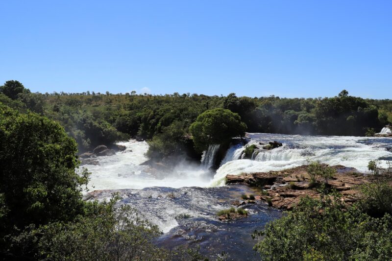 Cachoeira da Velha, em Mateiros, um dos atrativos mais visitados do Jalapão – Foto: Angélica Lima