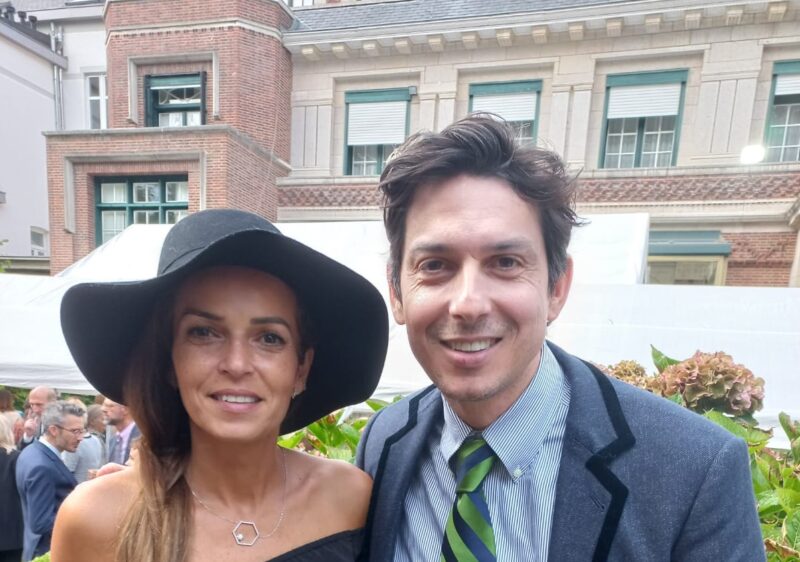 Daniella Garcia, da Bem Belga, e Marcelo Ballardin, chef Michelin com restaurante em Ghent – Foto: Divulgação