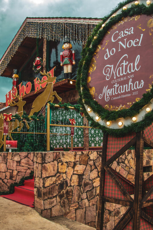 A Casa do Noel, um dos atrativos mais visitados e fotografados na Cidade de Monte Verde – Foto: Divulgação