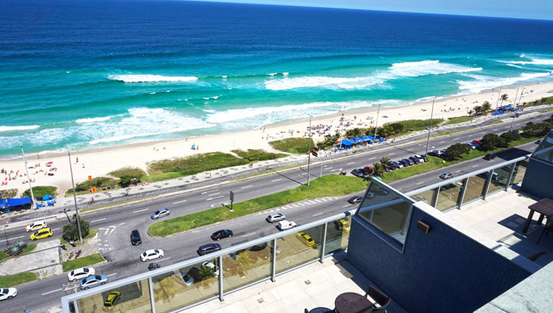 Hotel Laghetto Stilo, na Praia da Barra da Tijuca tam bém faz o sua festa da virada – Foto: Divulgação