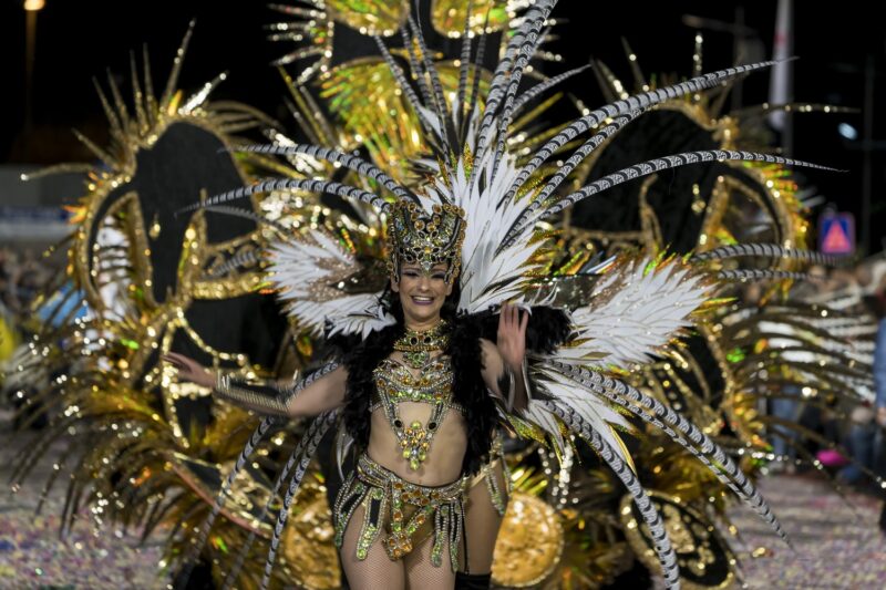 Fantasias luxuosas nos desfiles do carnaval da Ilha - Fotos: Divulgação