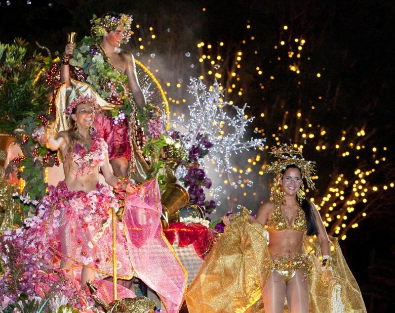 Nos carros alegóricos, os destaques do carnaval da Ilha da Madeira -- Fotos: Divulgação