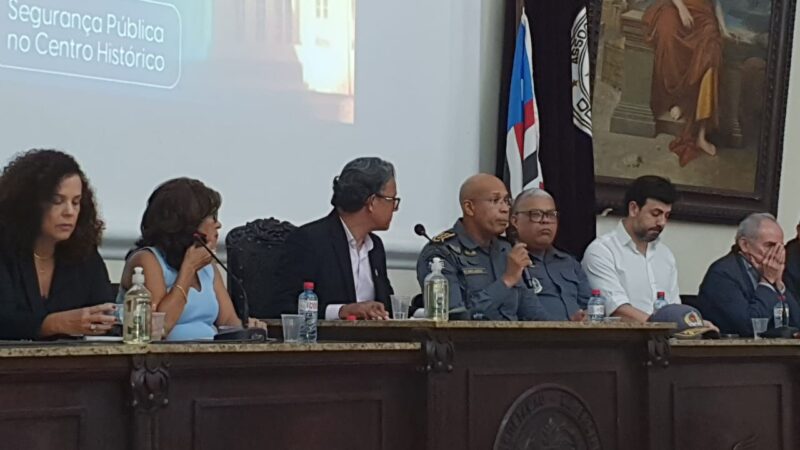 Fernando Duailibe, vice-presidente da ACM durante fala no evento que discutiu a segurança no Centro Histórico de São Luís - Foto: Divulgação