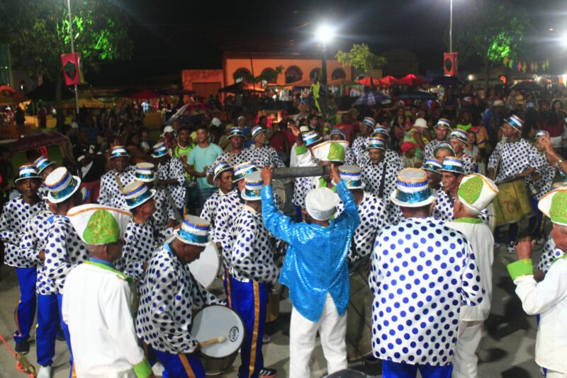 Charanga do Samba de São José dos Pretos no circuito da folia - Foto: Prefeitura de Guimarães / Divulgação