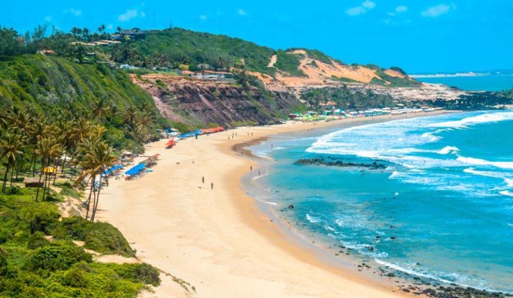 Praia de Pipa, Uma das mais conhecidas praias do Nordeste - Foto: Divulgação