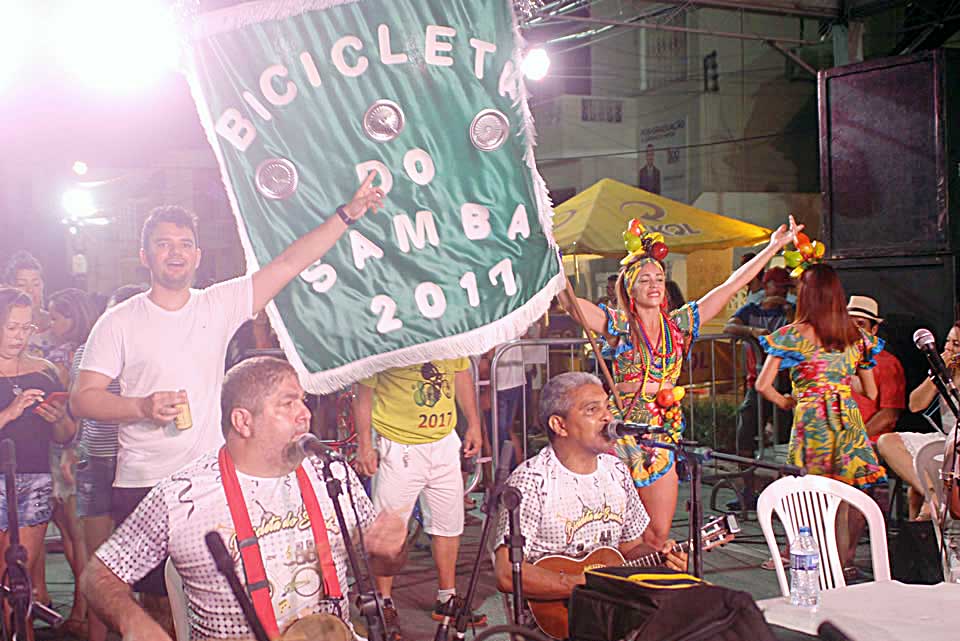 Bicicleta do Samba mostra seu carnaval na Rua de Nazaré no Centro da Cidade, no dia 09/09/23 – Foto: Divulgação