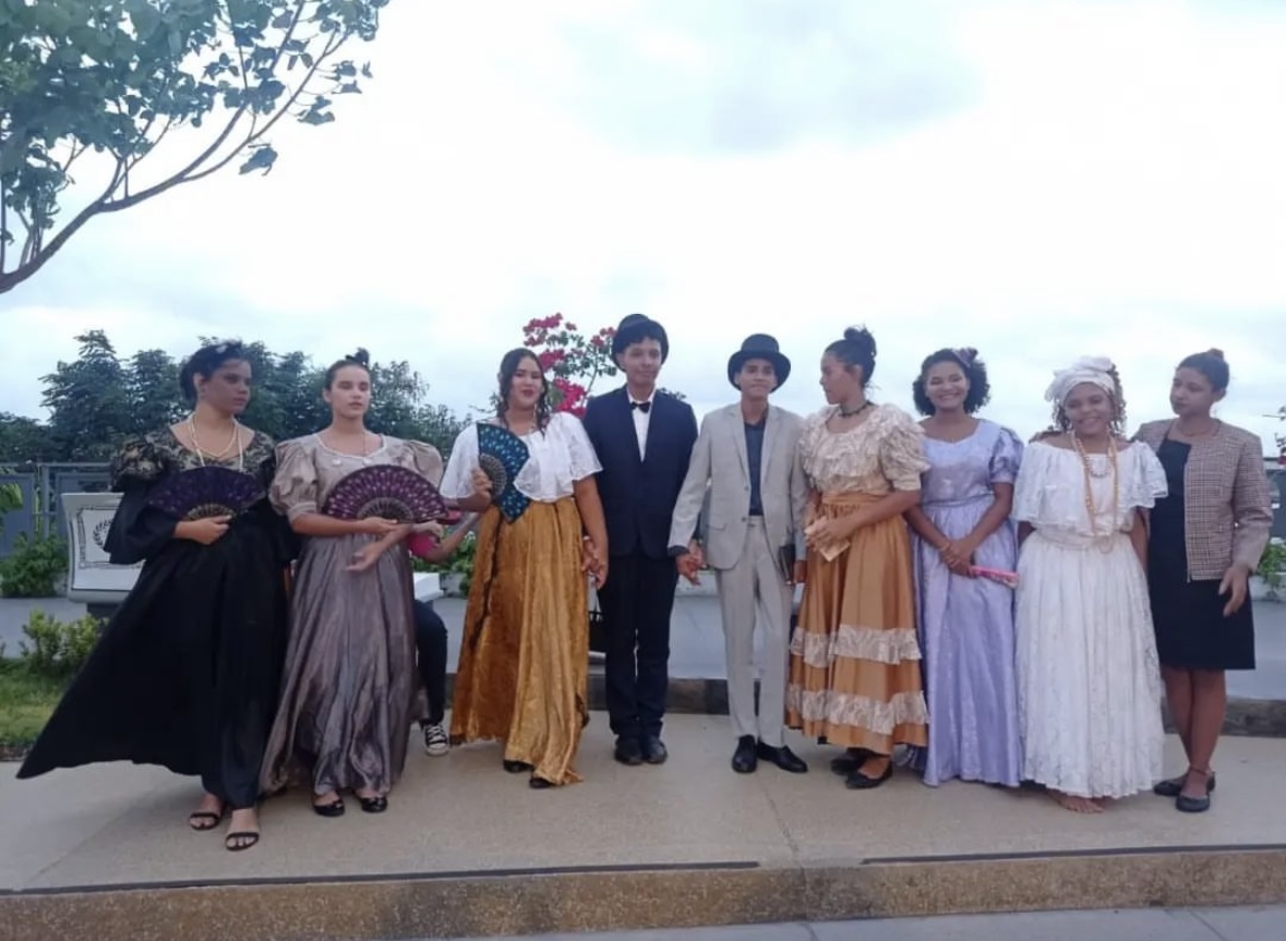 A história conectada com o presente, trabalho dos alunos do IFMA – Foto: Divulgação