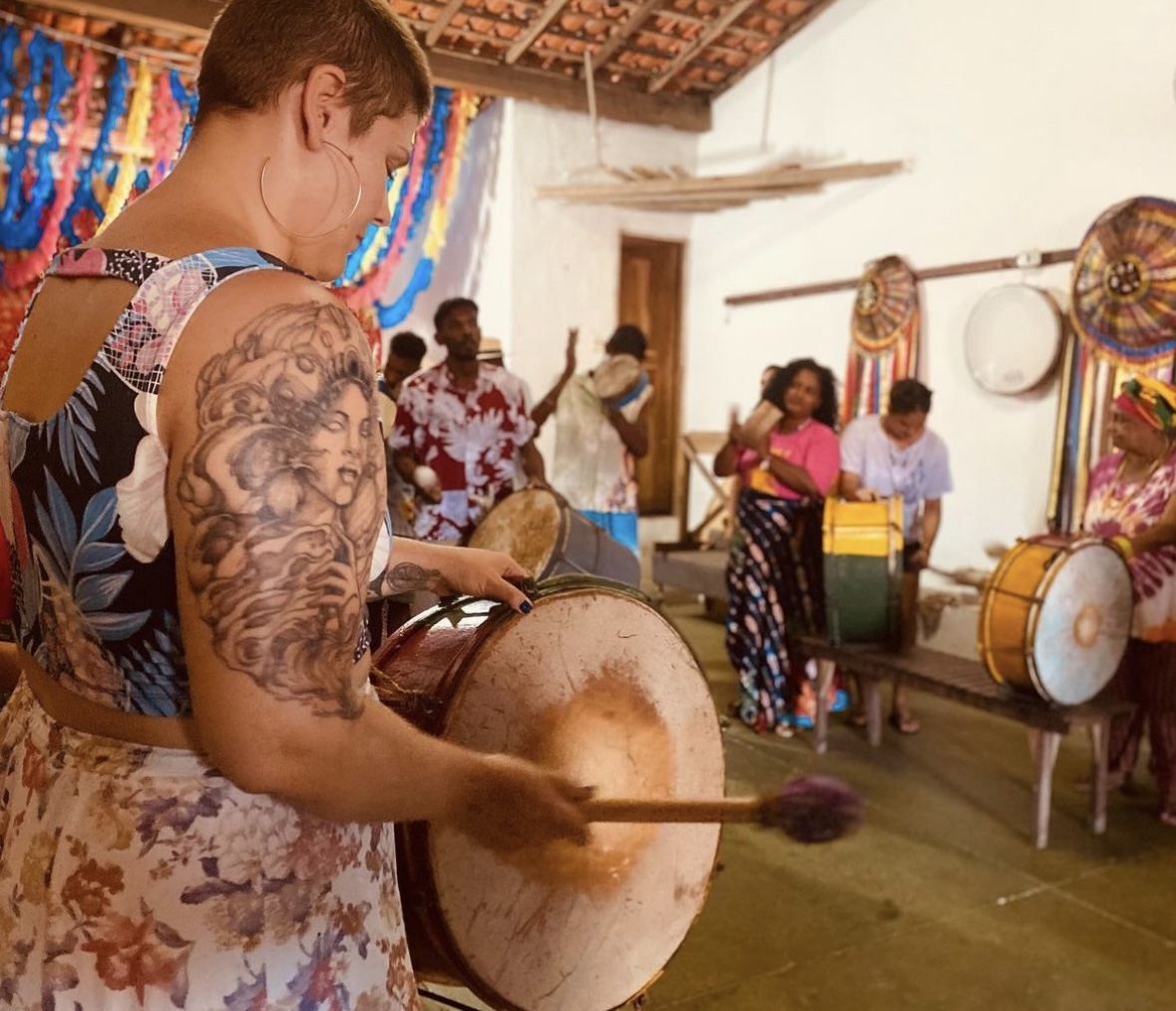O ritmo contagiante da zabumba enriquecendo a cultura folclórica na festa da cultura – Foto: Divulgação