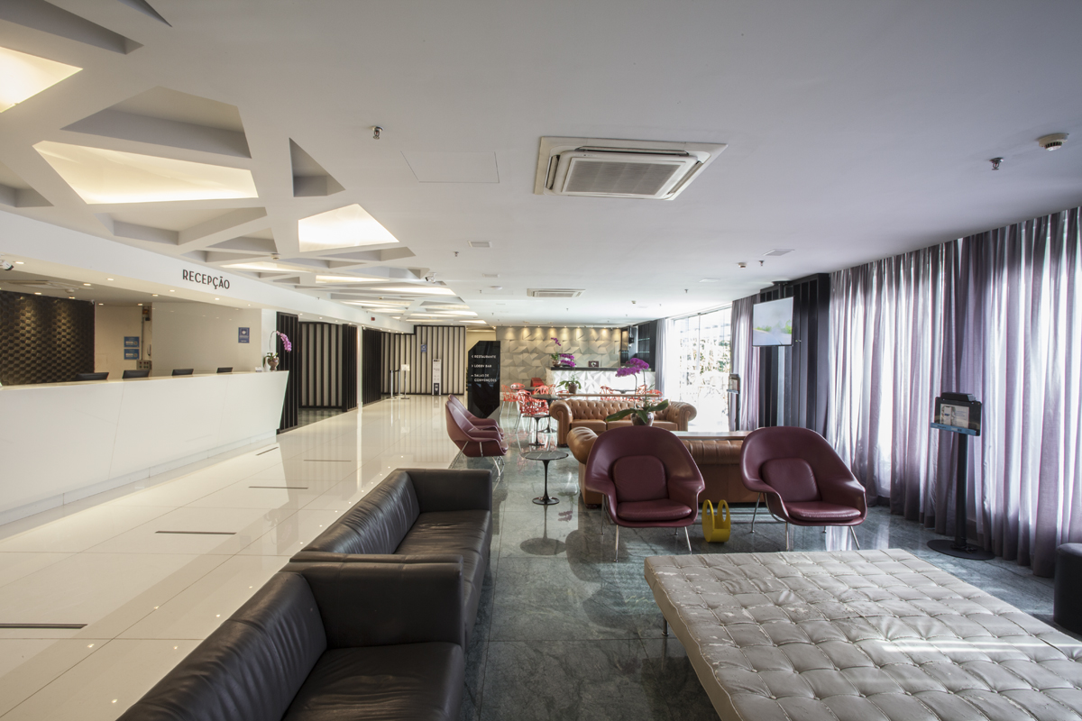Lobby do WZ Hotel Jardins em São Paulo – Foto: Divulgação 