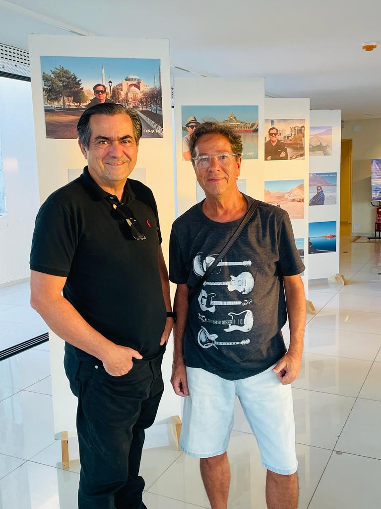 Luiz Thadeu com organizador do Projeto Culturarte Maranhão, Tutuca Viana - Foto: Divulgação