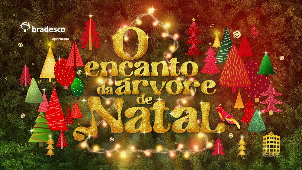 Natal do Bradesco no Palácio Avenida, em Curitiba terá como tema: “O Encanto da Árvore de Natal” - Foto: Divulgação