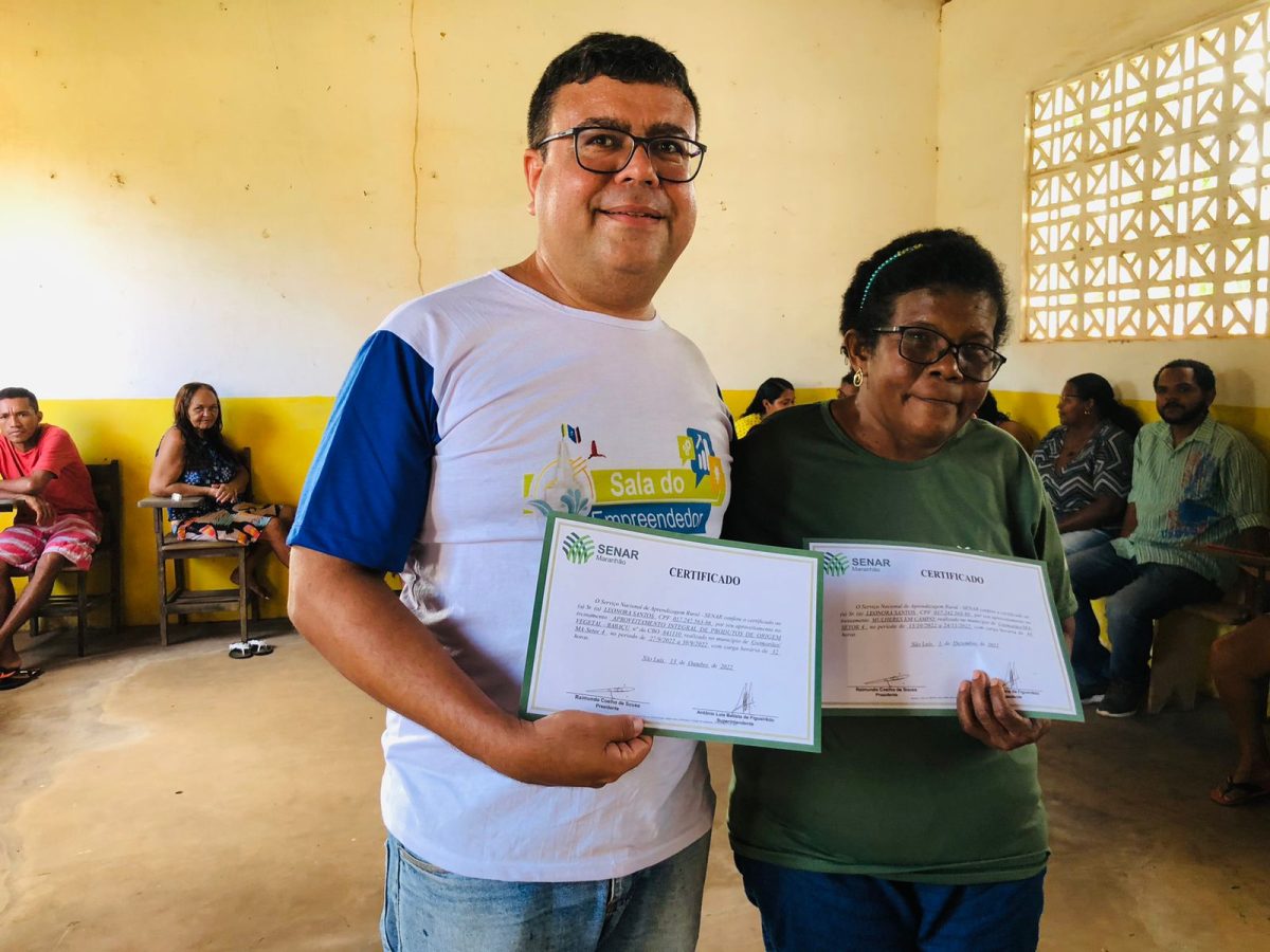 O Secretário de Cultura e Turismo, Antônio Marcos durante a entrega dos Certificados de Cursos do SENAR - Foto: Hewerton Souza