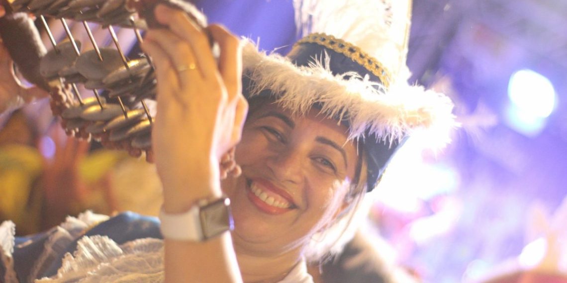 Bloco Os Foliões e Escola de Samba Marambaia no Centro Cultural Vale Maranhão