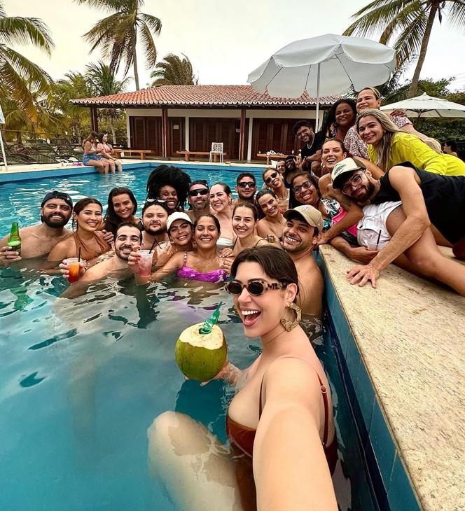 O que não faltou foi gente bonita e muita descontração durante a confraternização - Foto: Divulgação