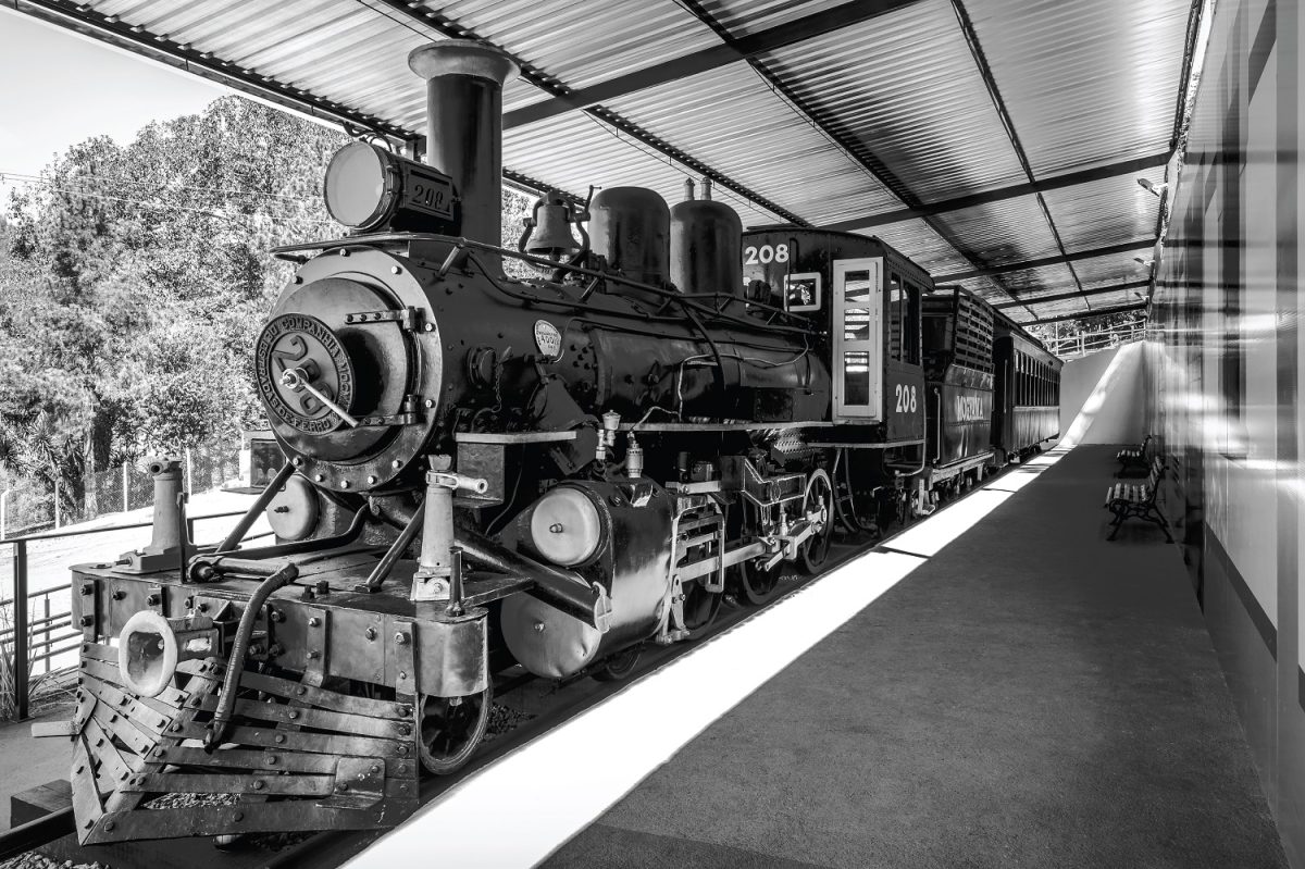 Maria Fumaça - 208 retrata um pedacinho da história e é patrimônio histórico do município – Foto: Shane Glen
