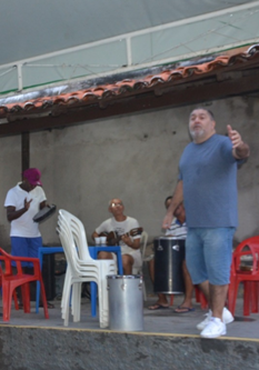 No seu agradecimento, pela presença dos convidados, Gutemberg Bogéa também destacou a opção de Herbert de Jesus Santos sempre lutando, no jornal e fora, pelo melhor a São Luís e seu povo – Foto: Jonas Meneses