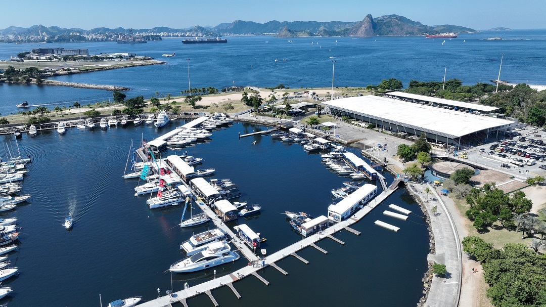 O Rio Boat Show reúne mais de 90 barcos em exposição e 200 marcas e segue até domingo, dia 5 de maio, na Marina da Glória - Foto: Victor Santos