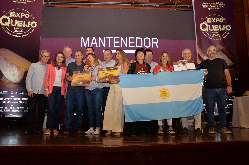 Argentina faturou pela segunda vez a principal premiação da ExpoQueijo Brasil, o Super Ouro – Foto: Divulgação