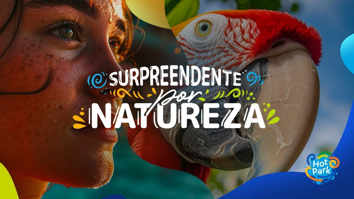 Nova campanha do Hot Park: Surpreendente por Natureza – Foto: Divulgação