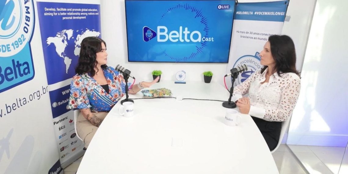 esiree Chantre, Analista de Marketing da Belta; e Marina Jendiroba, Diretora Operacional da Belta