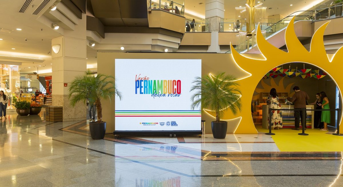 O Shopping Eldorado foi palco do lançamento da nova campanha Verão Pernambuco - Foto: André Albuquerque