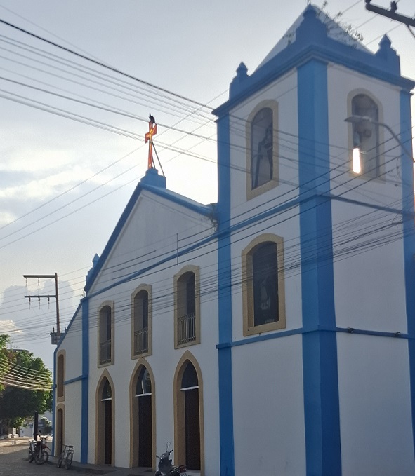 A histórica e representativa Igreja Matriz Paróquia Nossa Senhora de Nazaré fincada no coração da cidade - Foto: Gutemberg Bogéa