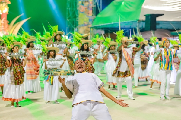 Em um ritmo pulsante a Flor do Samba conquistou mais um título para o bairro do Desterro - Foto: Divulgação