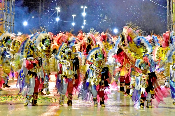 Do bairro da Liberdade, o Bloco Os Indomáveis fez um desfile impecável e conquistou o título de melhor bloco Tradicional do Grupo A (Elite) – Foto: Divulgação