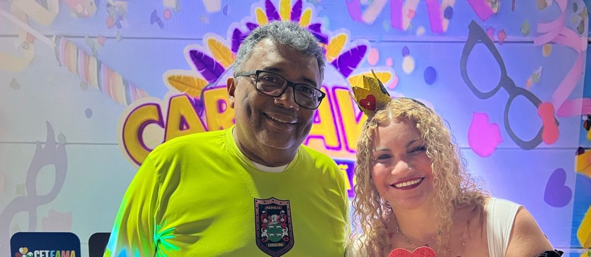 Jorge Cordeiro, Diretor Administrativo da APCEF/MA e Diana Ferreira - Foto: Divulgação