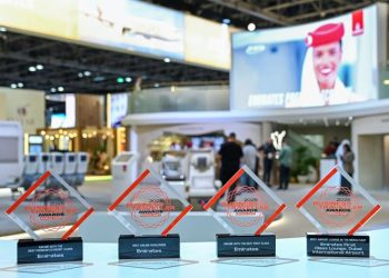 Empresa ainda foi reconhecida nas categorias ‘Melhor Primeira Classe’, ‘Melhor Classe Econômica Premium’ e ‘Melhor Lounge de Aeroporto no Oriente Médio’ pelo Business Traveller Middle East Awards 2025 - Foto: Divulgação