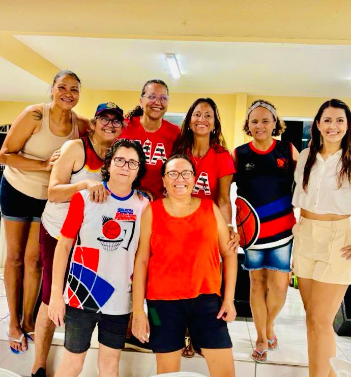 Equipe 50+ MA: Nazaré Silva, Alcidésia Mendes, Graça Rodrigues, Conceição Nascimento, Carmem Veras, Raquel Bastos, Elizabeth Albuquerque, Ilidia Merlin – Foto: Divulgação