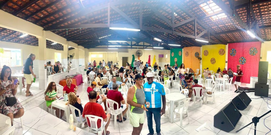 Uma confraternização que contou com a presença de atletas que fizeram história no basquetebol maranhense – Foto: Divulgação