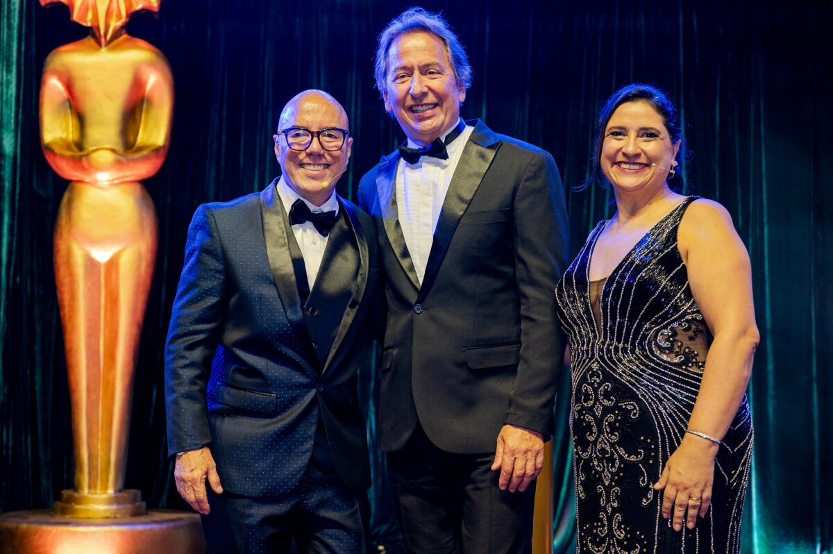 Marco Oliva ( Diretor Comercial Individual Lazer do Club Med Brasil), Janyck Daudet ( CEO do Club Med para a América do Sul) e Patricia Bonetti (Diretora Comercial de Meetings & Events Brasil) - Foto: Divulgação