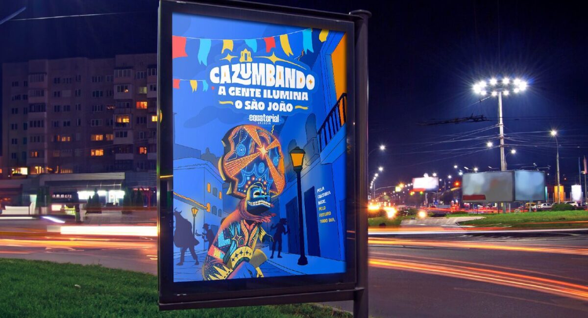 As ações de comunicação da Equatorial Maranhão convidam os maranhenses a “cazumbar” e incentivam a valorização da cultura popular maranhense – Foto: Divulgação