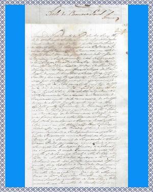 Auto da Câmara Geral de 28 de julho de 1823, documento que formaliza a adesão do Maranhão á Independência do Império do Brasil – Foto: Arquivo Público do Estado do Maranhão